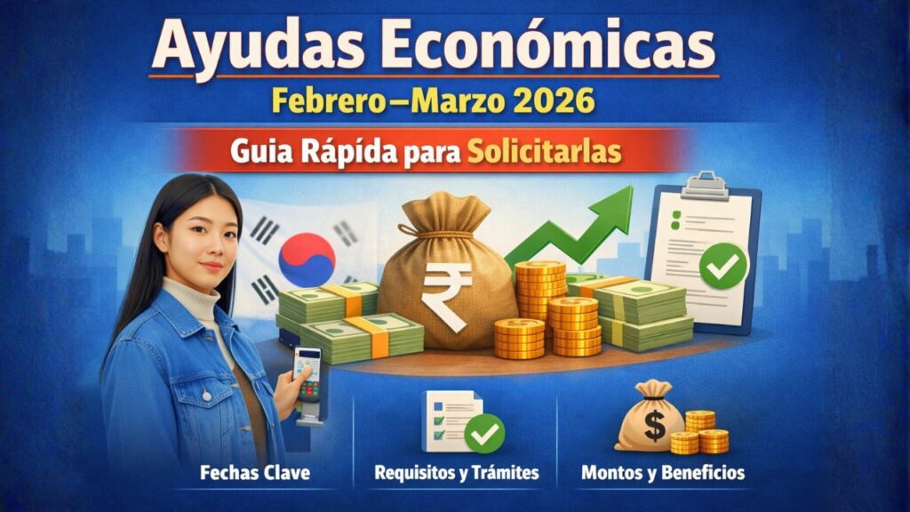 Ayudas económicas febrero–marzo 2026: guía rápida para solicitarlas