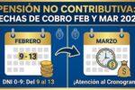 Pensión No Contributiva: Guía rápida para febrero y marzo 2026
