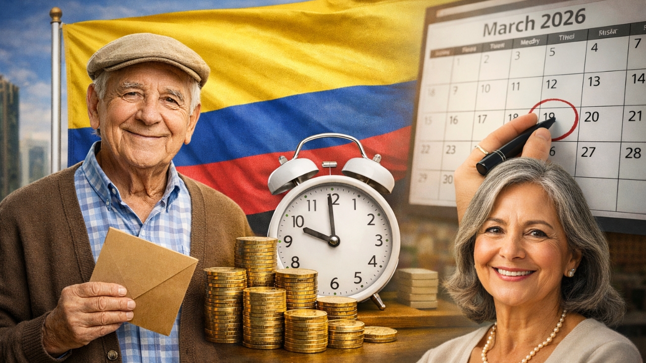 Pensiones marzo 2026 en Colombia: quiénes cobran y calendario actualizado