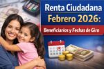 Renta Ciudadana febrero 2026: beneficiarios y fechas de giro