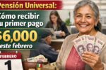 Pensión Universal: Cómo recibir tu primer pago de $6,000 este febrero