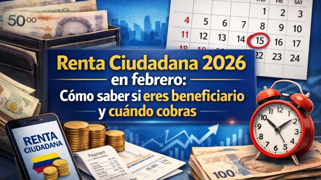 Renta Ciudadana 2026 en febrero: cómo saber si eres beneficiario y cuándo cobras